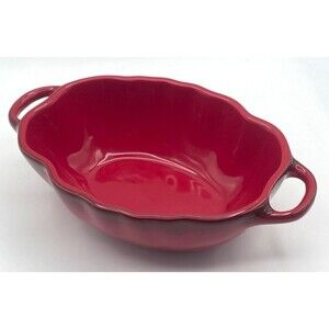 NEW Staub Petite Tomato Mini Cocotte Baking Dish 16 oz Red Double Handle No Lid